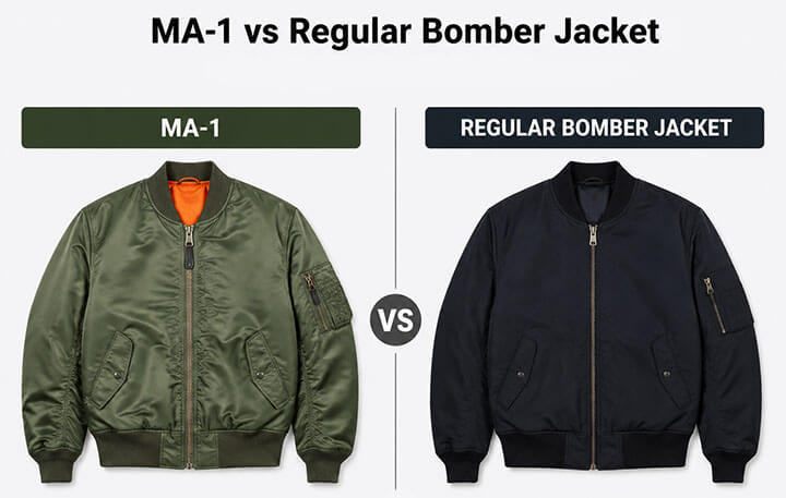 MA-1 vs Regular Bomber Jacket