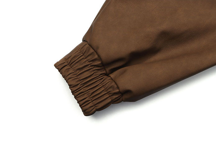 Men's Bomber Jacket Solid-color