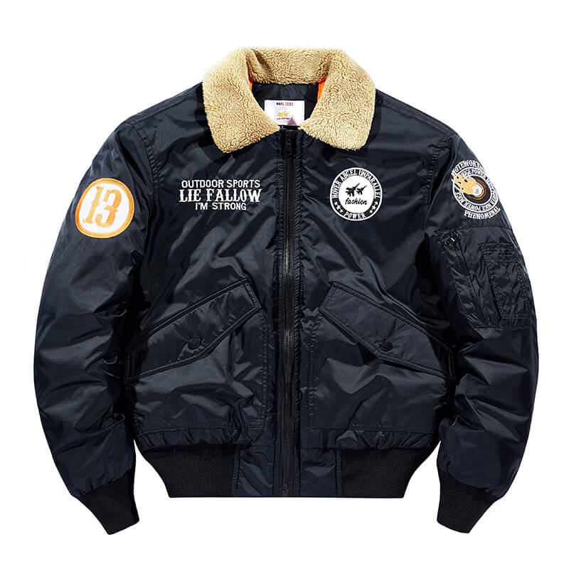 Bomber Jacket Air Force MA1 Plus Cotton Lapel