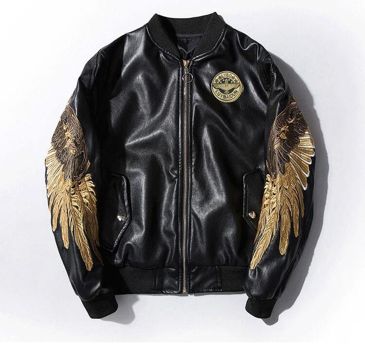 Men's Bomber Jacket Leather