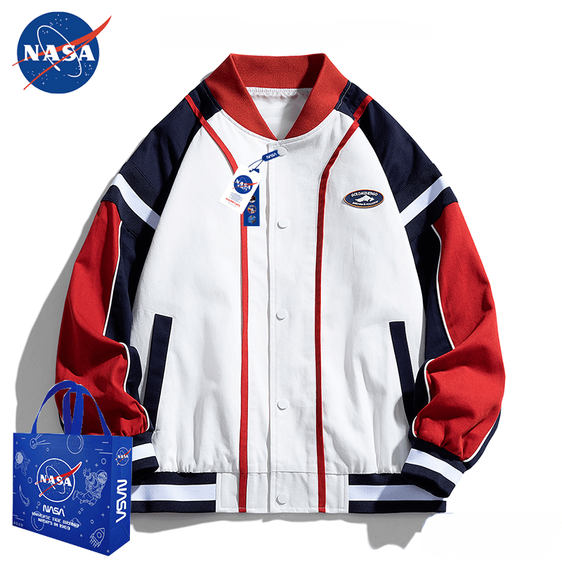 NASA Bomber Jacket Loose Workwear